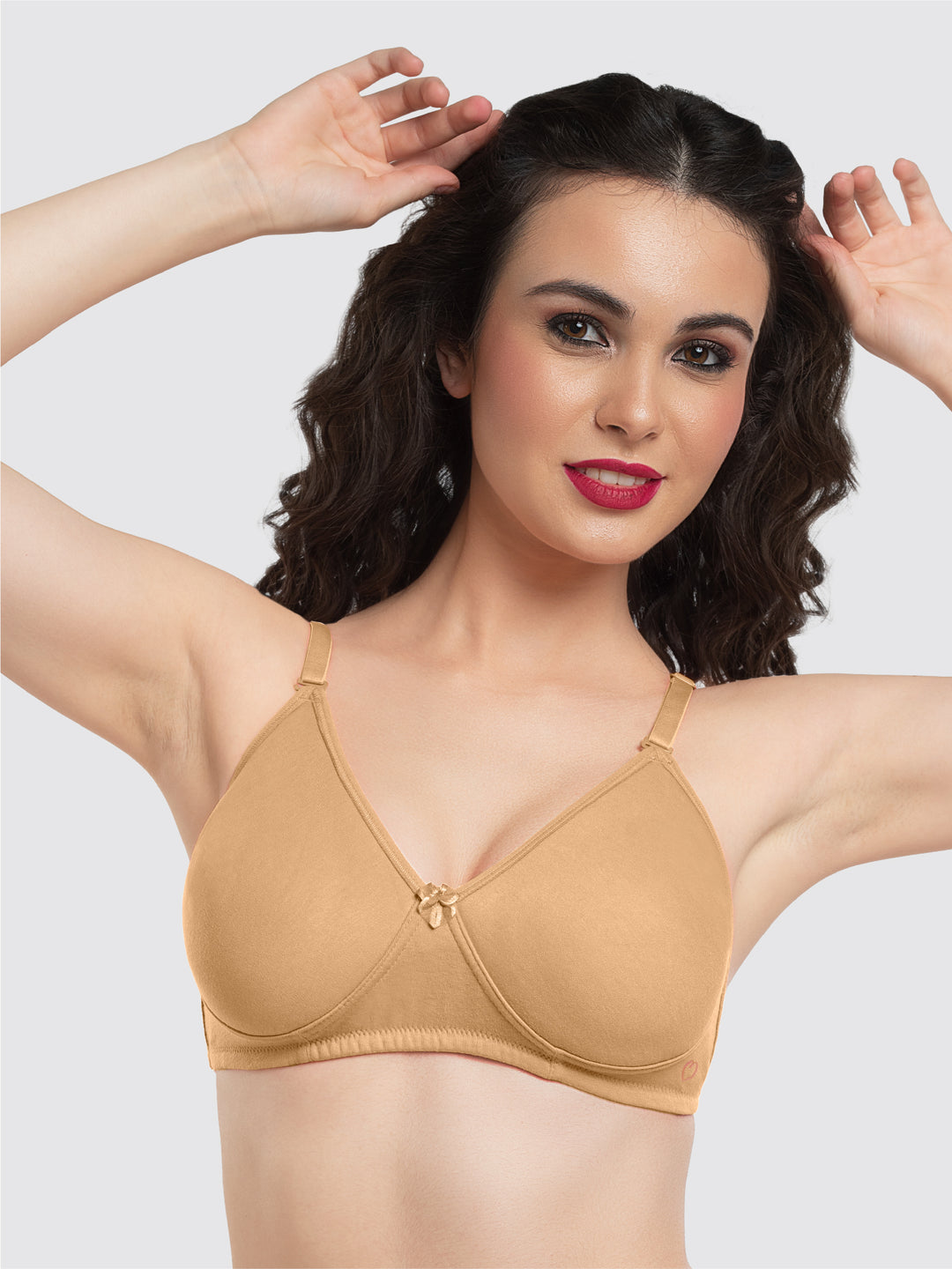 Lovable Skin Non Padded Non Wired Full Coverage Bra LE-230-Skin