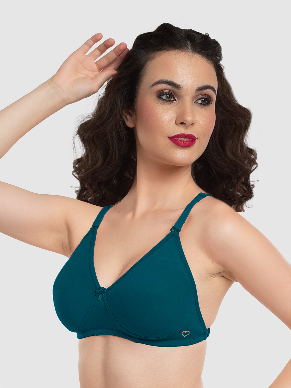 Lovable Electric-Blue Non Padded Non Wired Full Coverage Bra LE-230-Electric-Blue