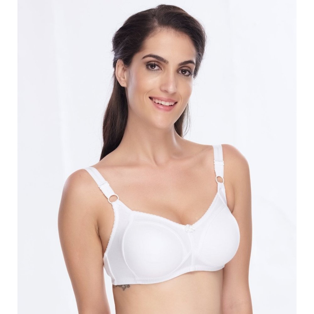 Daisy Dee White Non Padded Non Wired Full Coverage Bra NALESHA_White-Lovable India