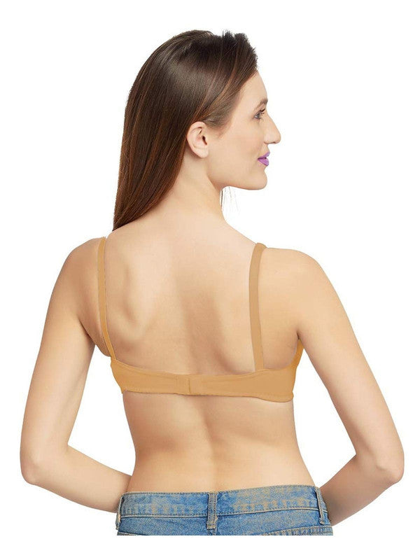 Lovable White and Skin Non Padded Wirefree Bra Pack of 2 - ULTRA-WHITE/SKIN