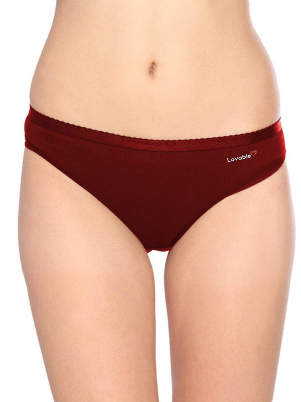 Women Assorted Solid Hipster Panty - COTTONBIKINI-Assorted-Lovable India