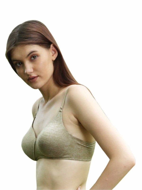 Lovable Beige Padded Non Wired Full Coverage Bra - CONFI-53-Lovable India