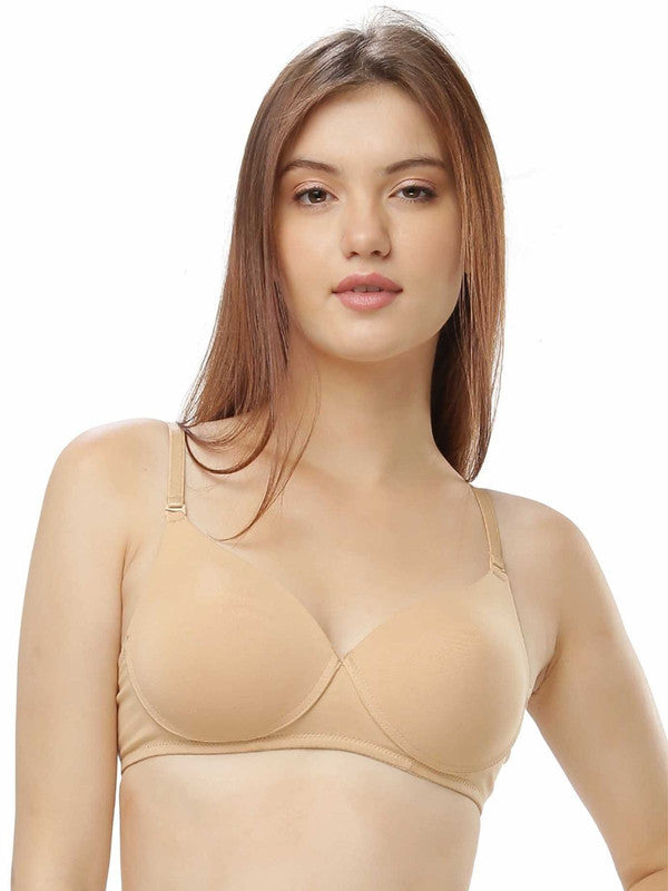 Lovable Beige Padded Wired 3/4th Coverage Bra - CONFI-49-Lovable India