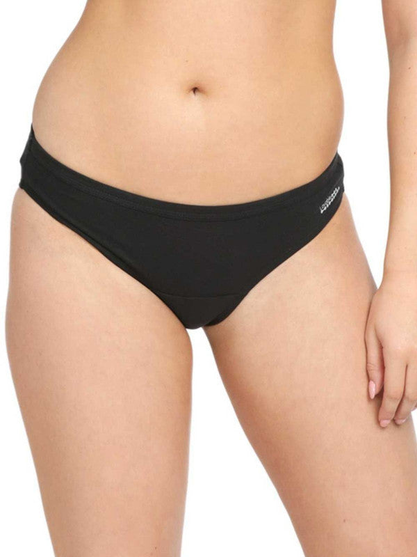 Women Black Solid Premium Panty - PREMIUMPANTIES-Black-Lovable India