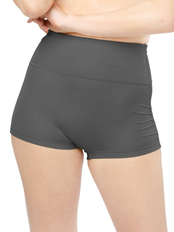 Women Steelgrey Solid Boy Shorts Panty - WONDERKNICKER-Steel-Grey-Lovable India