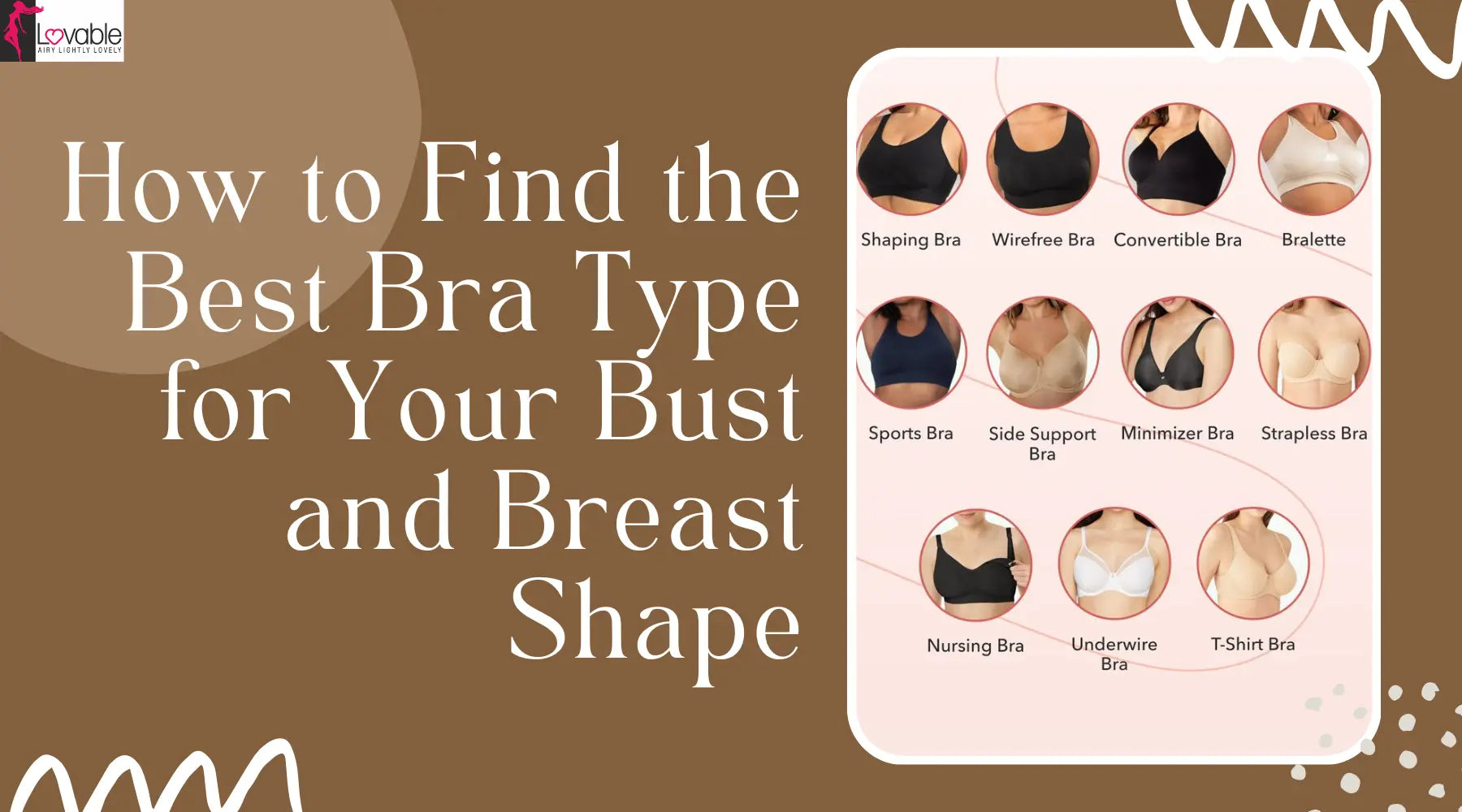 How to Find the Best Bra Type for Your Bust and Breast Shape
