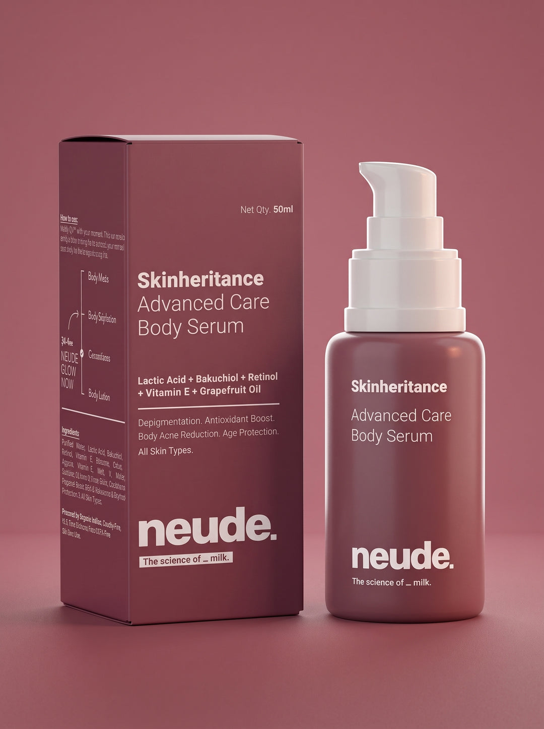 Be Neude Skinheritance Advanced Care Body Serum - 50ml