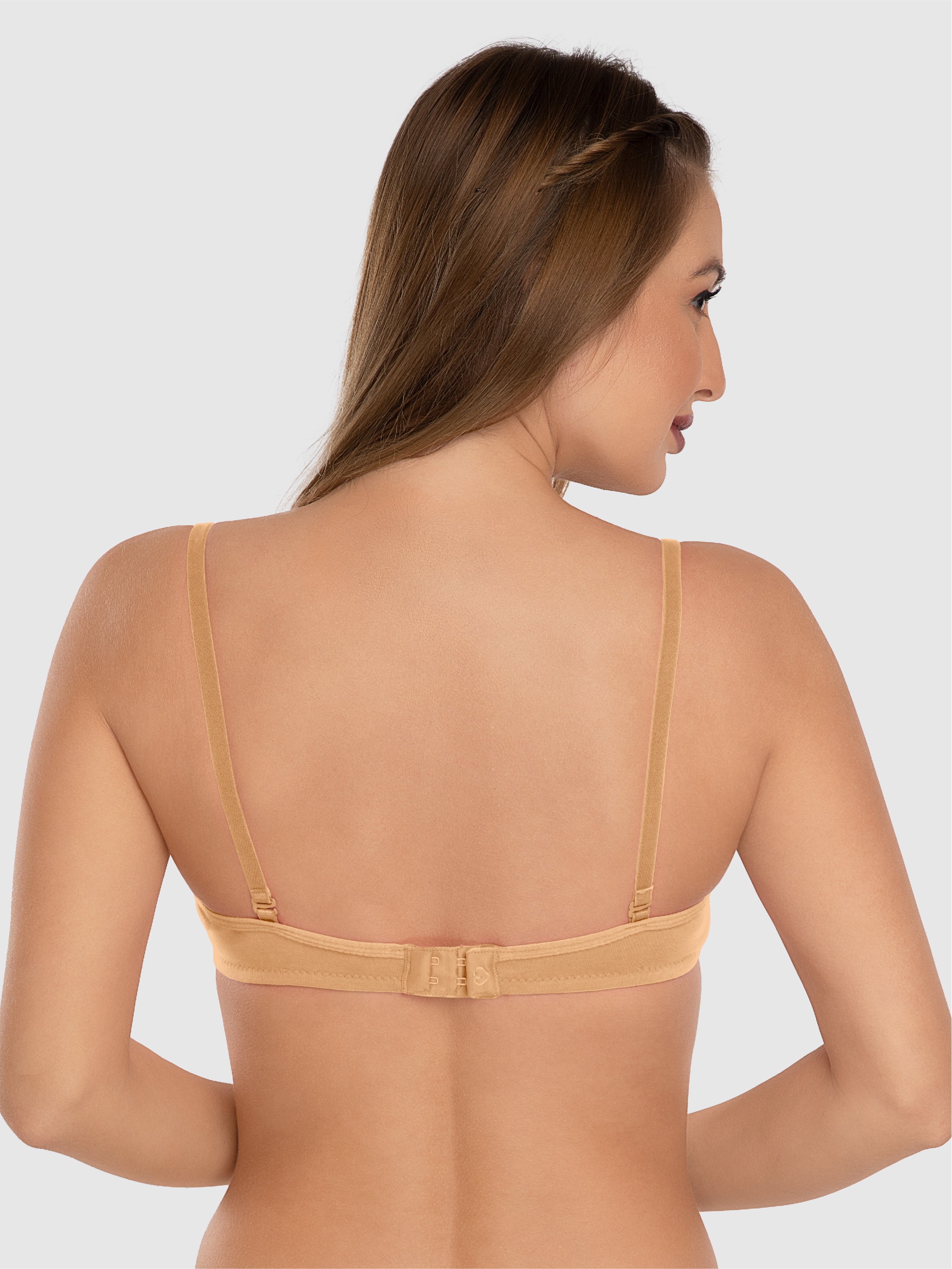 Daisy Dee Skin Non Padded Wirefree 3/4th Coverage Everyday Bra - NMSTI-Skin