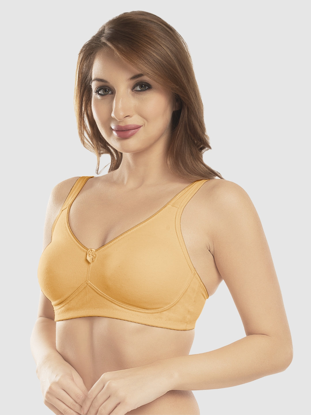 Daisy Dee Skin Non Padded Non-Wired Full Coverage T-Shirt Bra - NDLGHT-Skin