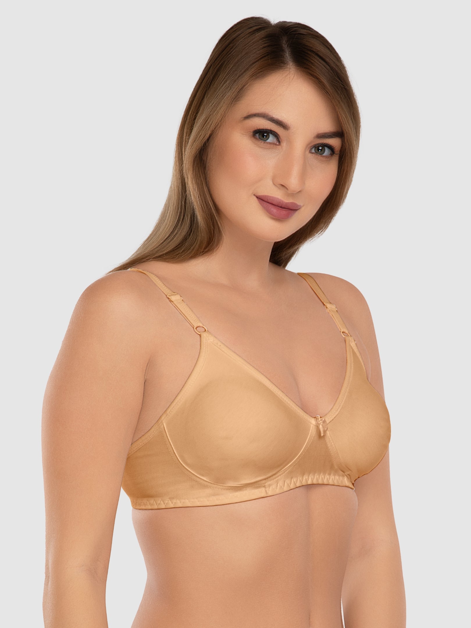 Daisy Dee Skin Non Padded Non Wired Full Coverage Bra - NLBLA-Skin