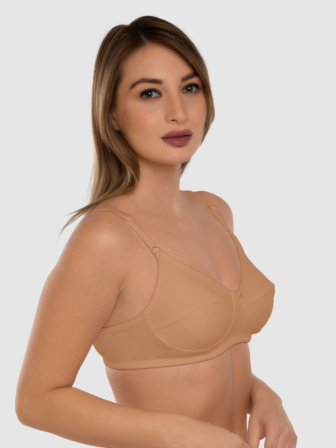 Daisy Dee Skin Non Padded Non Wired Full Coverage Bra NSHTL-Skin