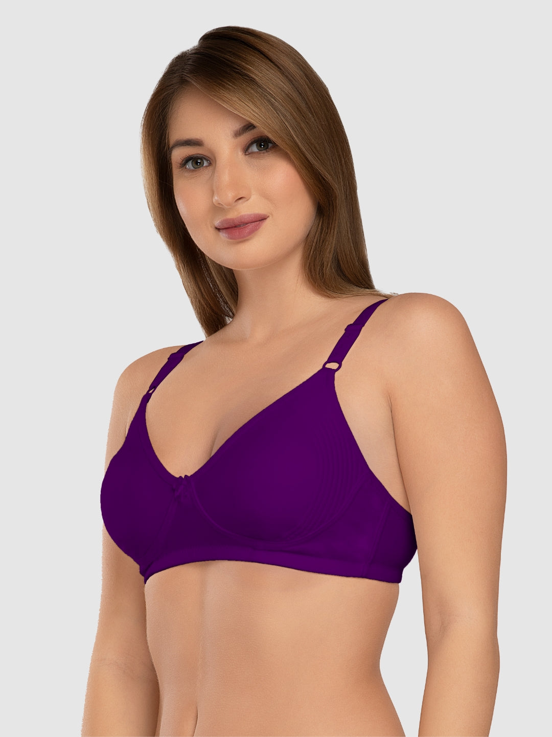 Daisy Dee Light Wine Non Padded Non Wired Full Coverage Bra NSMPSMTH-L.Wine