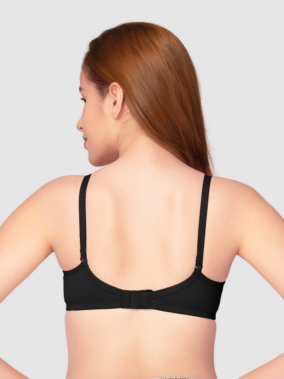 Daisy Dee Multicolor Non Padded Non Wired Full Coverage Bra Pack of 3 - ESPRIT_3PK_BLACK/CARROT/D MAROON