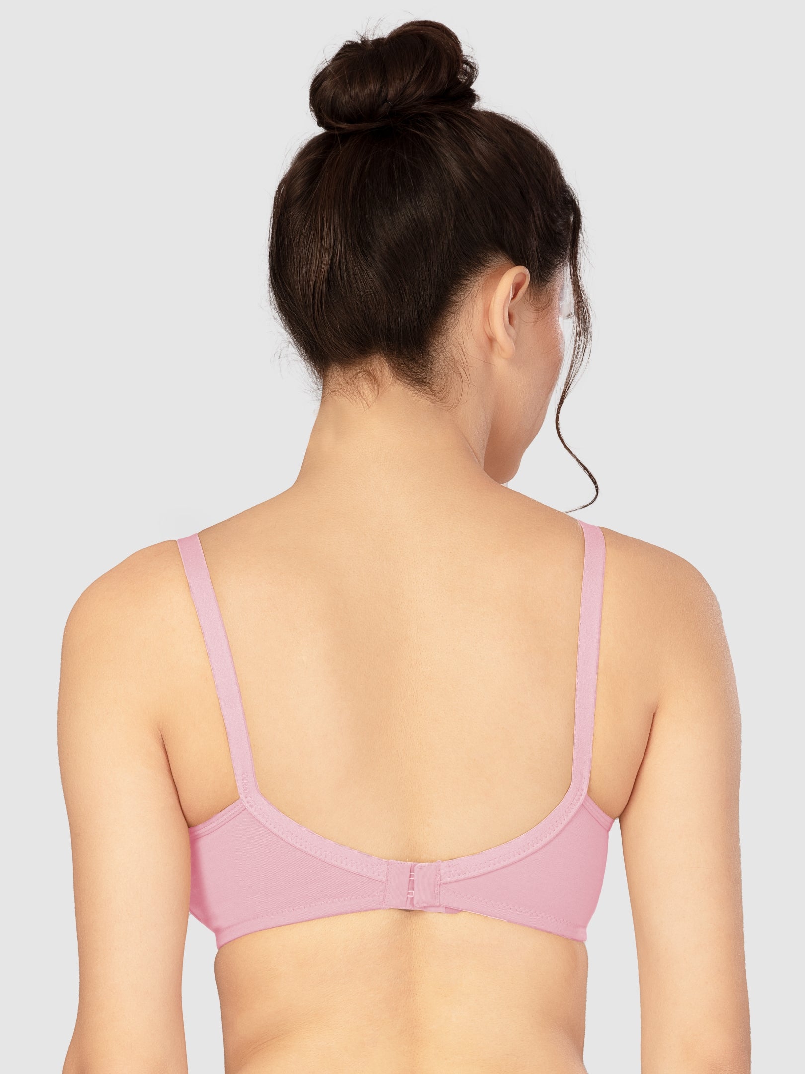 Lovable Baby Pink Non Padded Non Wired Full Coverage Bra L-0196-P.PINK