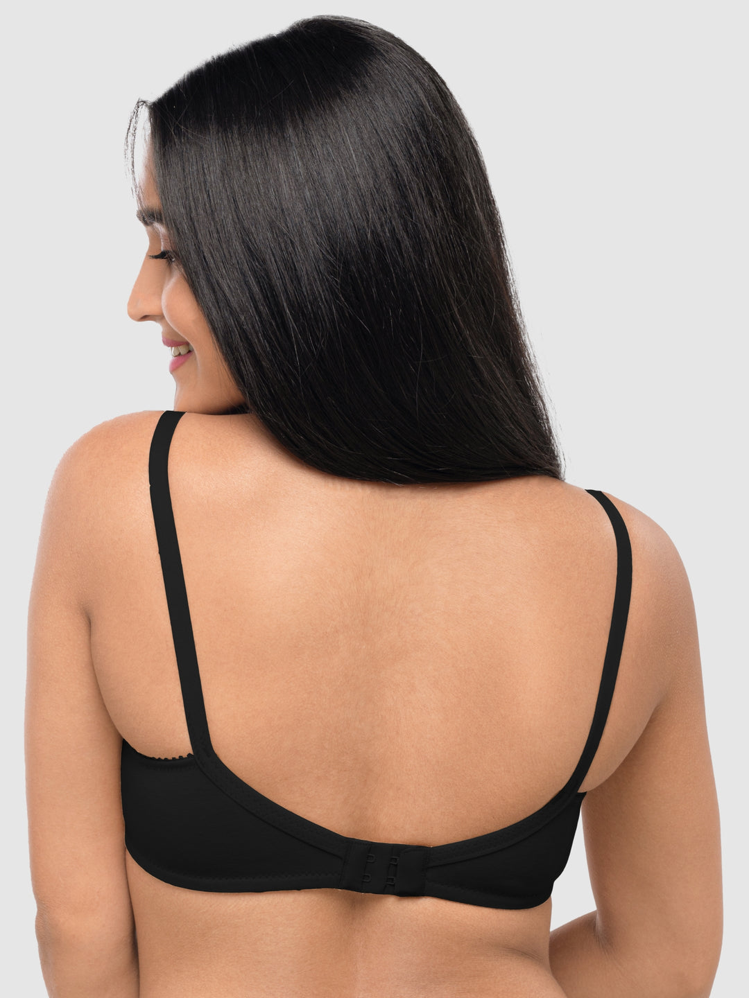 Lovable Multicolor Non Padded Non Wired Full Coverage Bra - (Pack of 2) Contours- Black/White