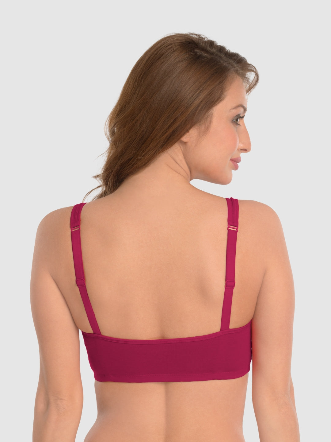 Daisy Dee Prime Red Non Padded Non-Wired Full Coverage Front Open Bra - NRIA-Prime Red