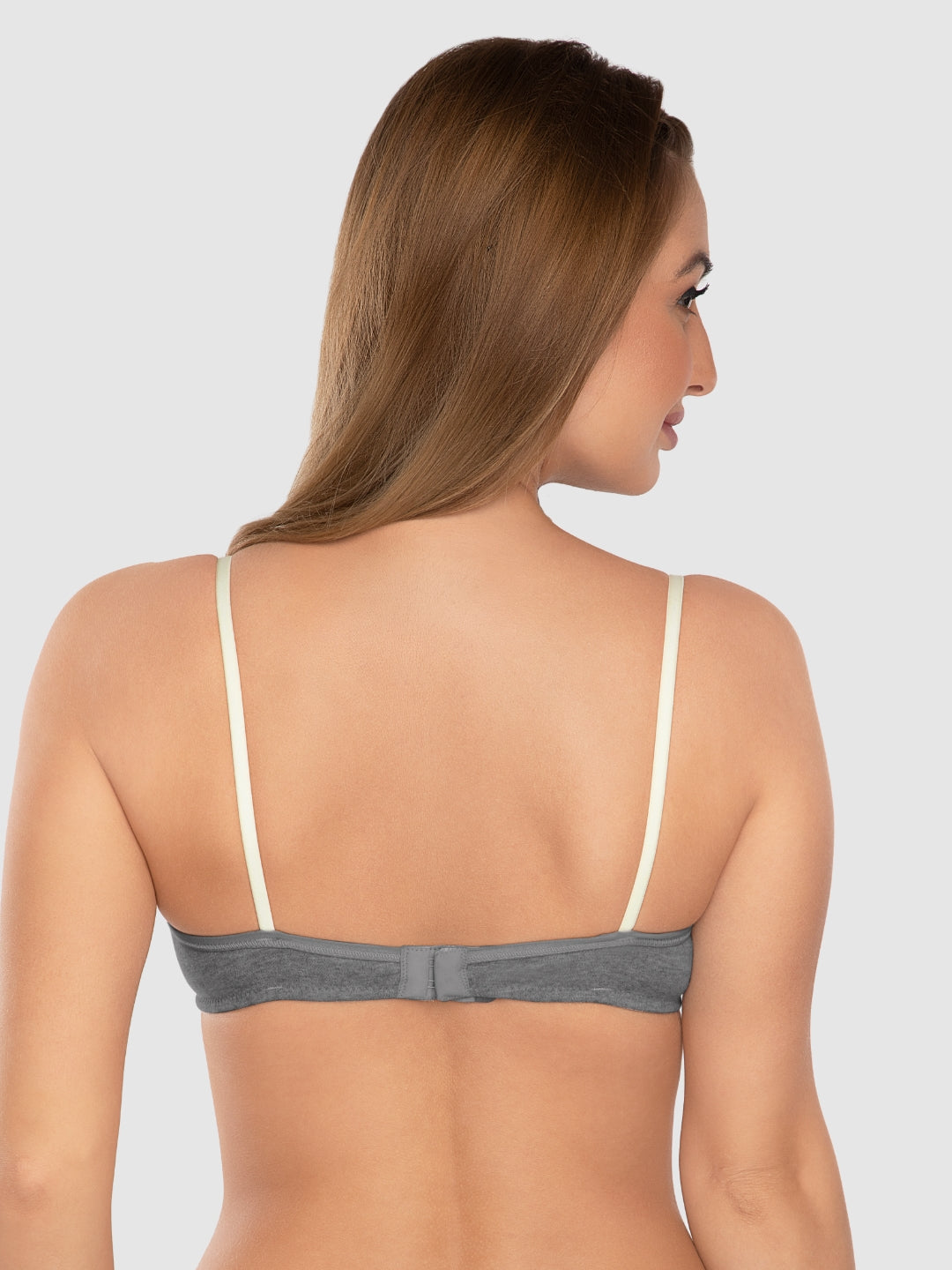 Daisy Dee Dark Grey Padded Non Wired Full Coverage Bra NJZZ -D/Grey