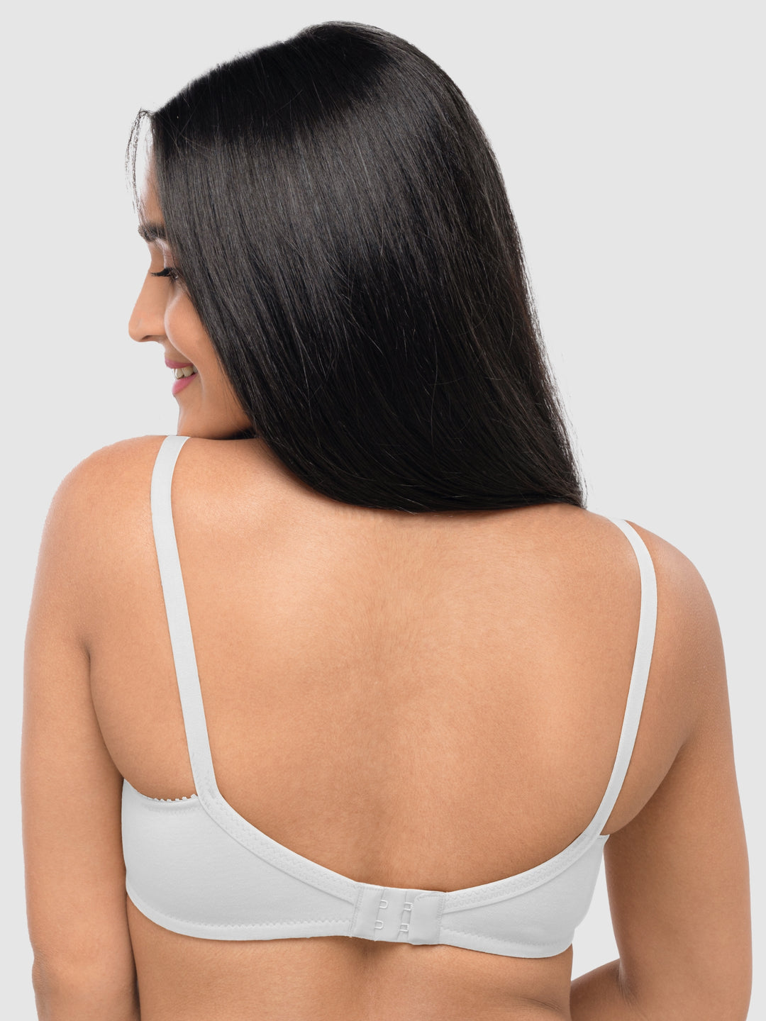 Lovable Multicolor Non Padded Non Wired Full Coverage Bra - (Pack of 2) Contours- White/D.Maroon