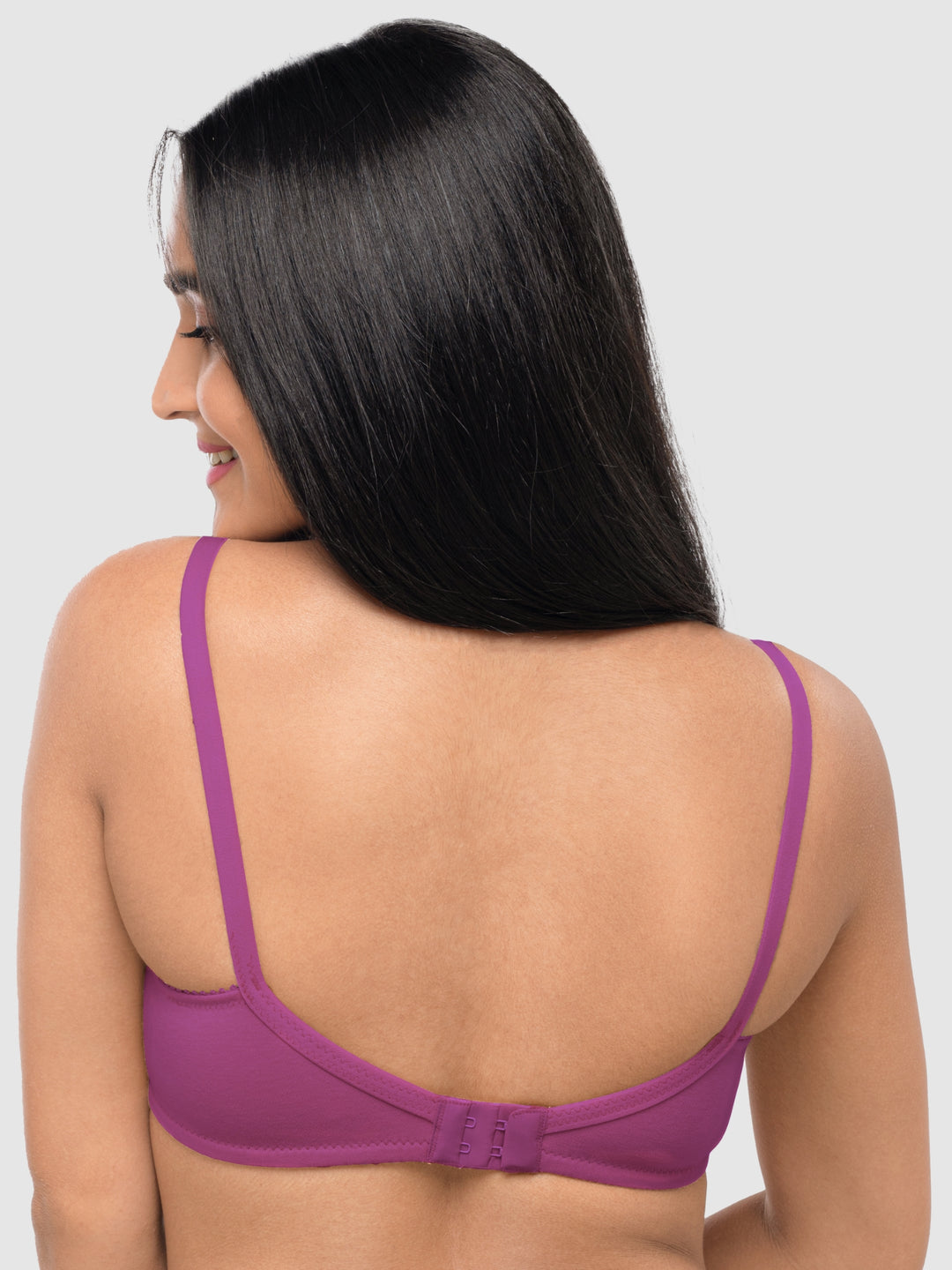 Lovable Multicolor Non Padded Non Wired Full Coverage Bra - (Pack of 2) Contours- White/O.Pink