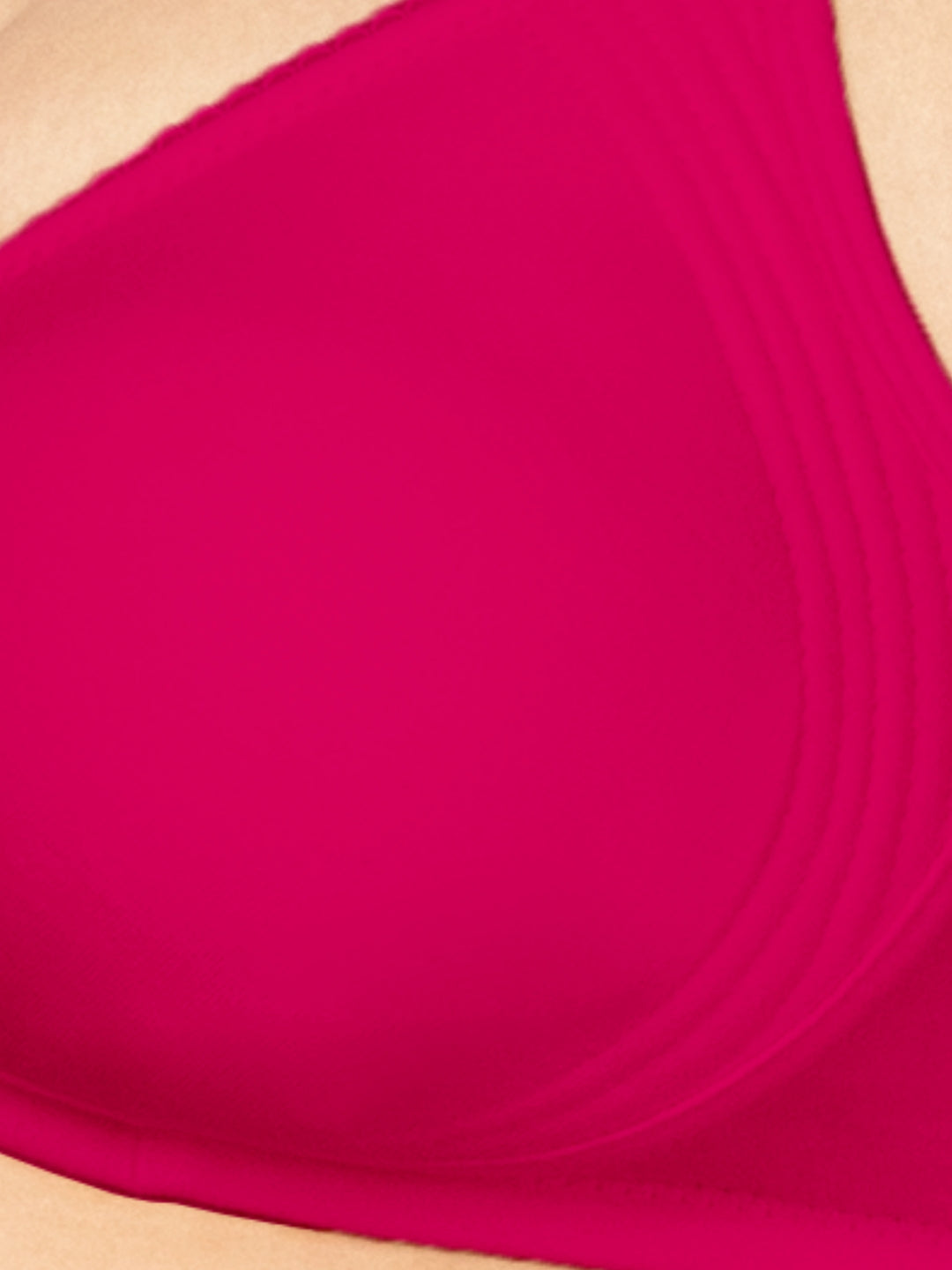 Lovable Multicolor Non Padded Non Wired Full Coverage Bra - (Pack of 2) CLASSIC-Skin/Coral Red - Image 7 | Lovable India