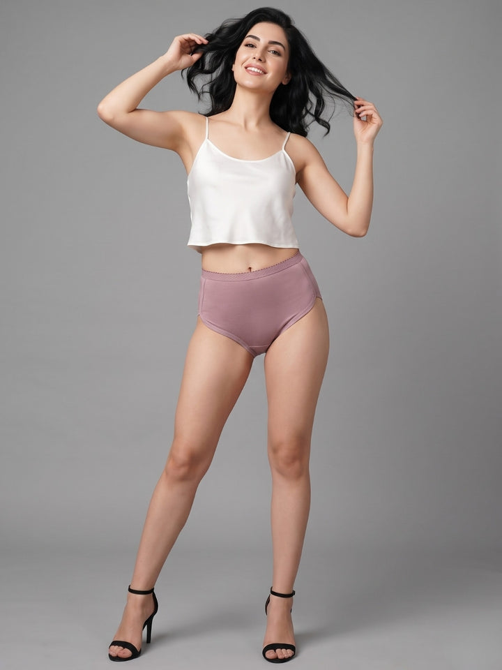 LOVZme Women Assorted Solid Panty (Pack of 3) - PARADISE