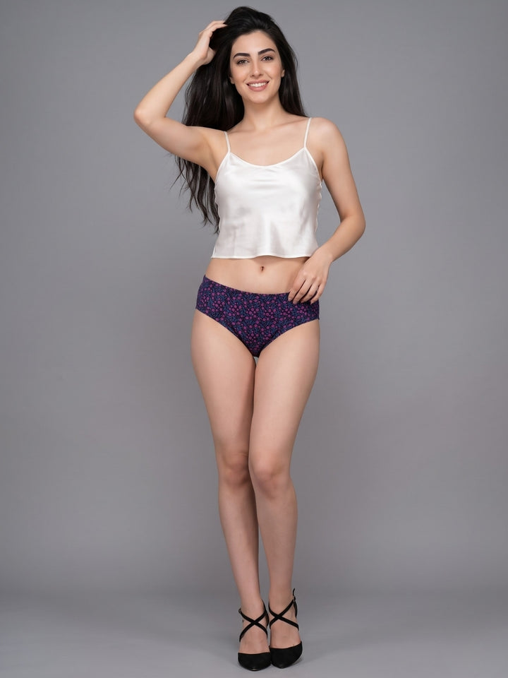LOVZme Women Assorted Printed Hipster Panty (Pack of 3) - BLUSH