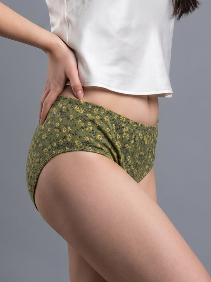LOVZme Women Assorted Printed Hipster Panty (Pack of 3) - BLUSH