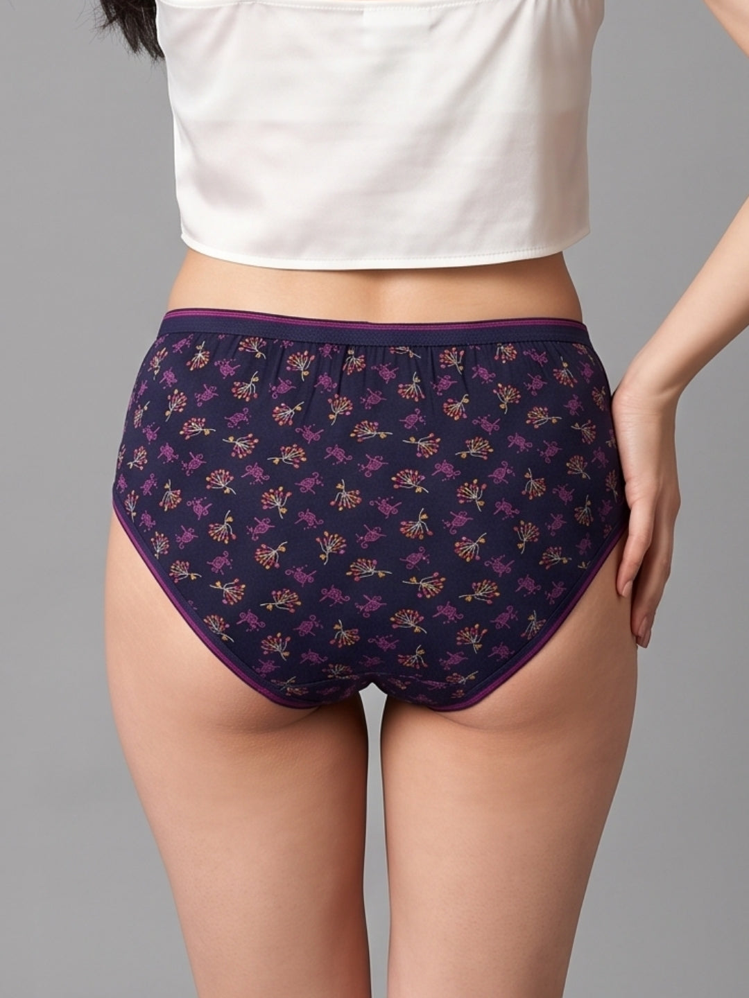 LOVZme Women Assorted Printed Hipster Panty (Pack of 3) - DREAM
