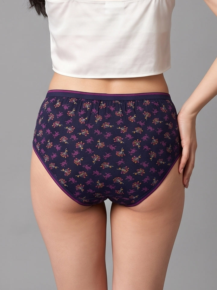 LOVZme Women Assorted Printed Hipster Panty (Pack of 3) - DREAM