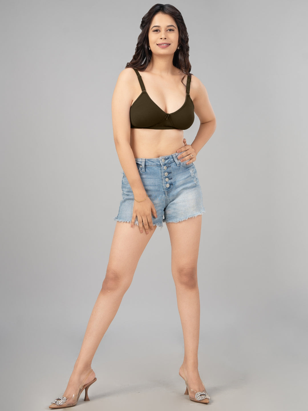 Lovable Non Padded Double Layered Wirefree Full Coverage T-Shirt Bra