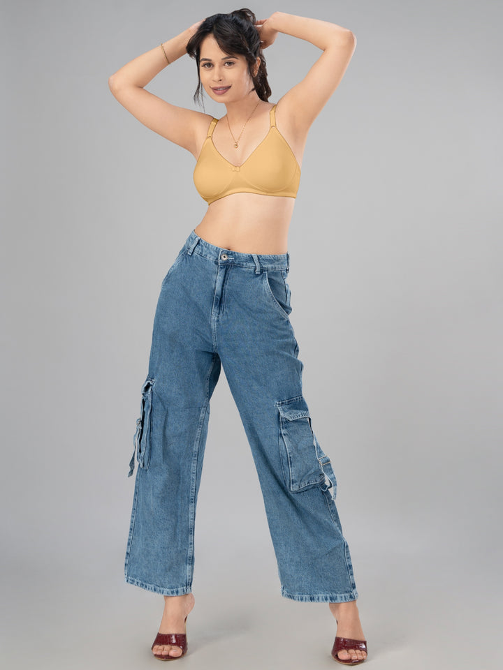 Lovable Skin and Maroon Non Padded Wirefree Bra Pack of 2 - ULTRA-SKIN/MAROON