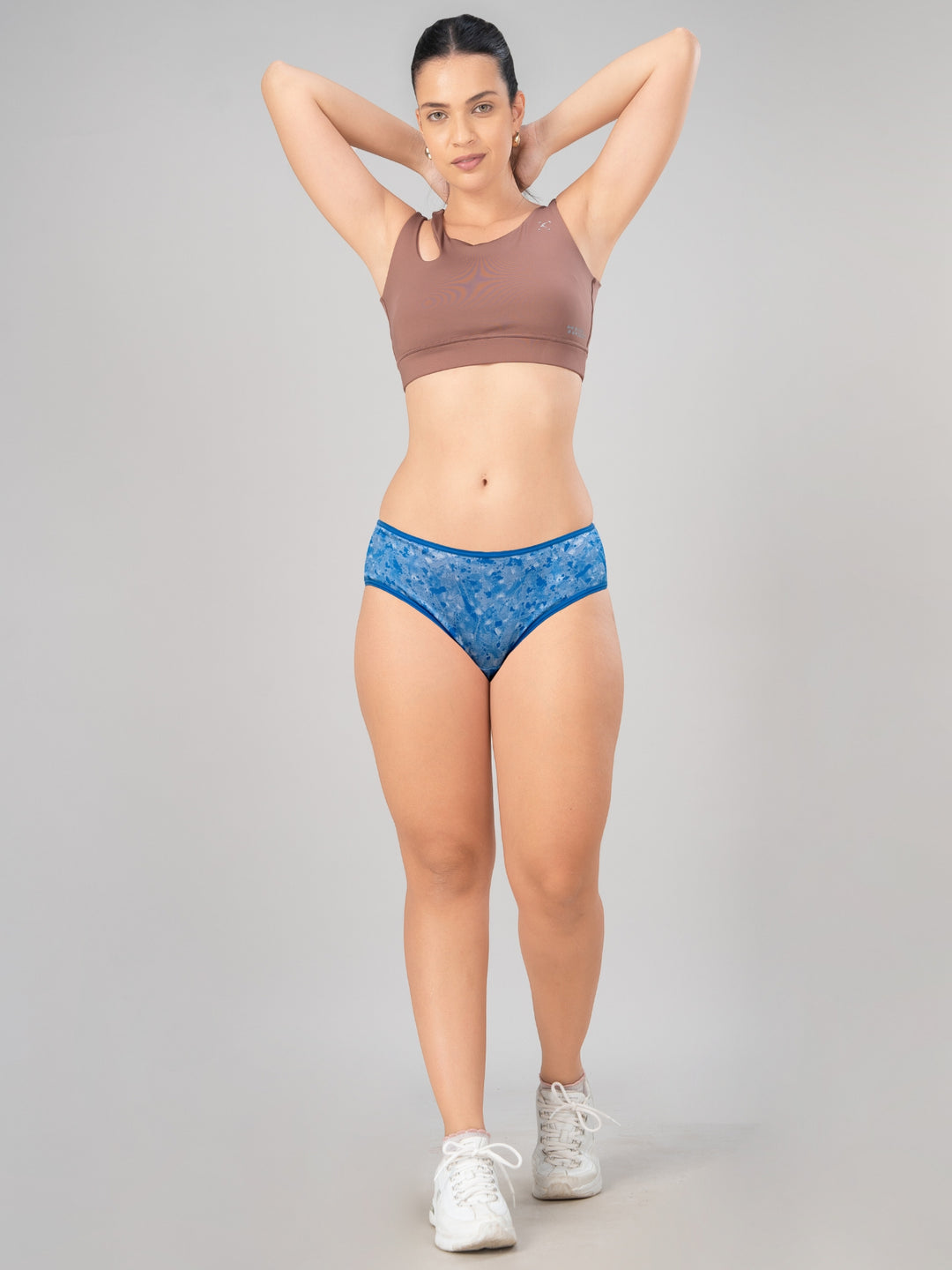 Women Multicolour Printed Hipster Panty - 1100-1199
