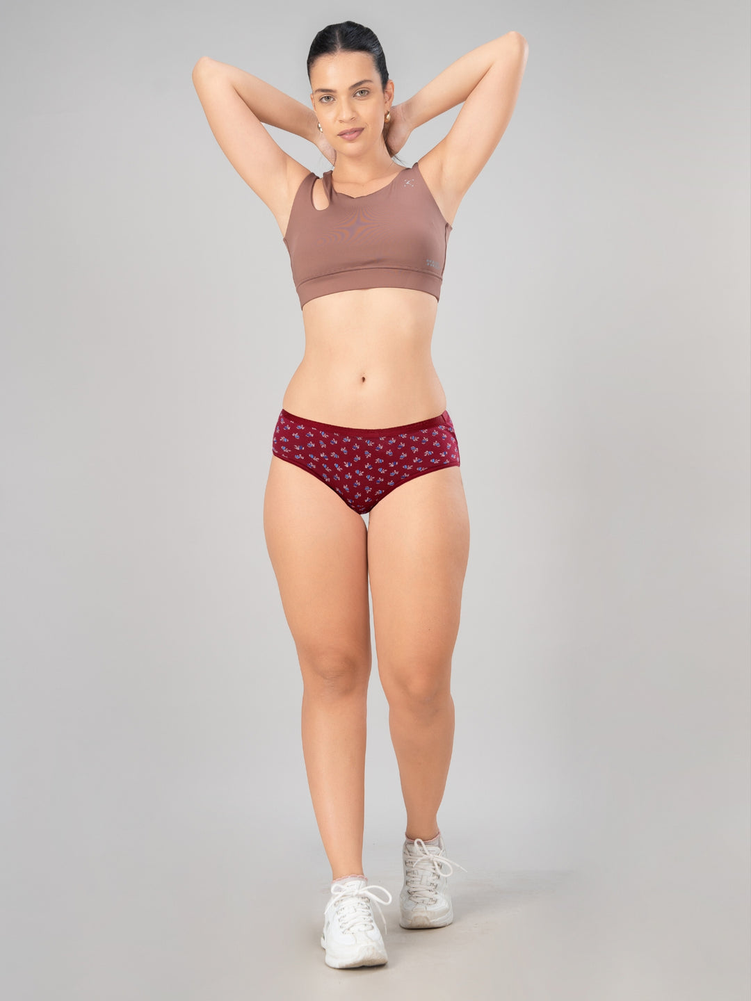 Women Multicolour Printed Hipster Panty - 1400-1499
