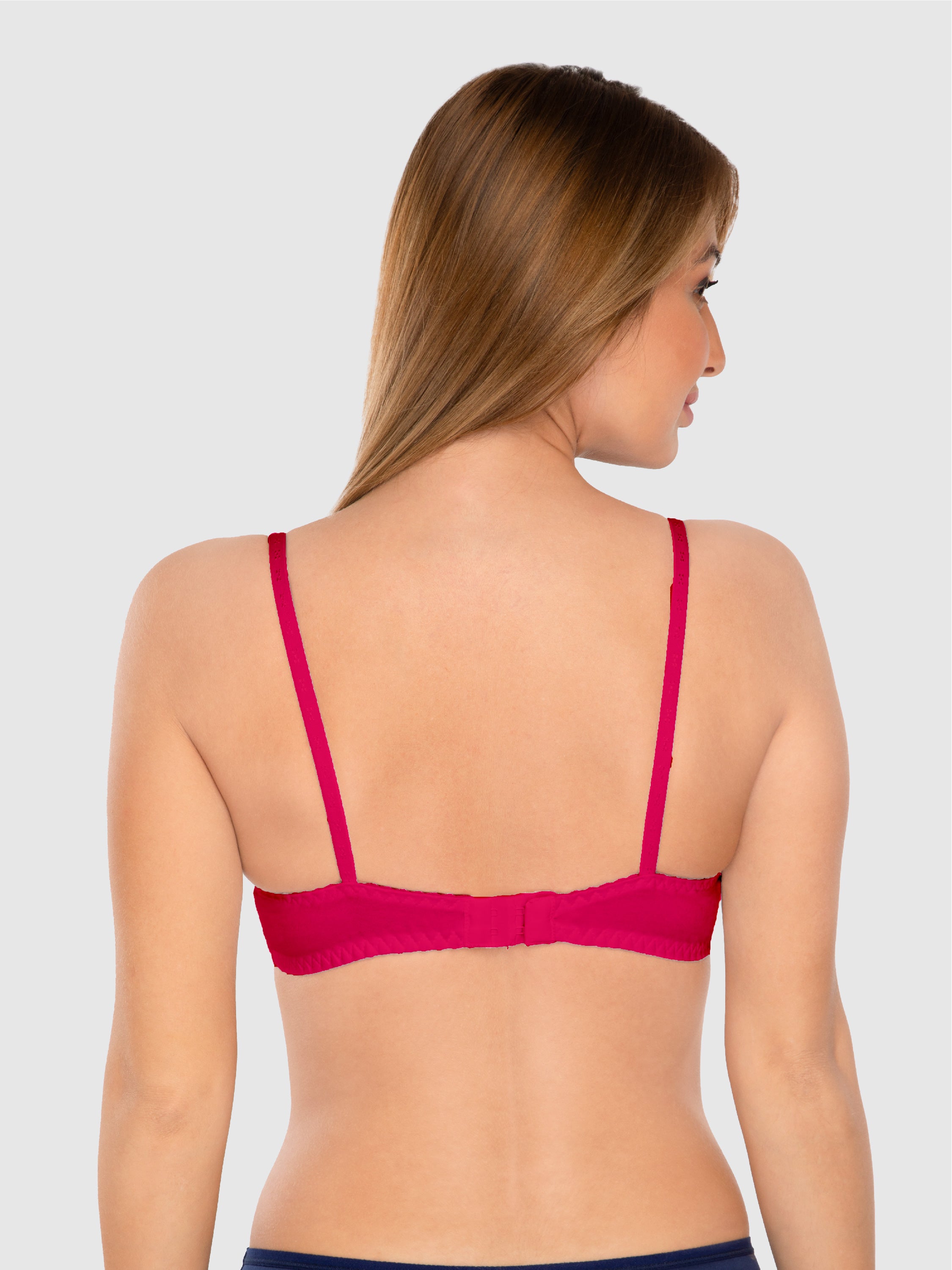 Daisy Dee Pink Non Padded Non Wired Full Coverage Bra NCLBR-R.Pink