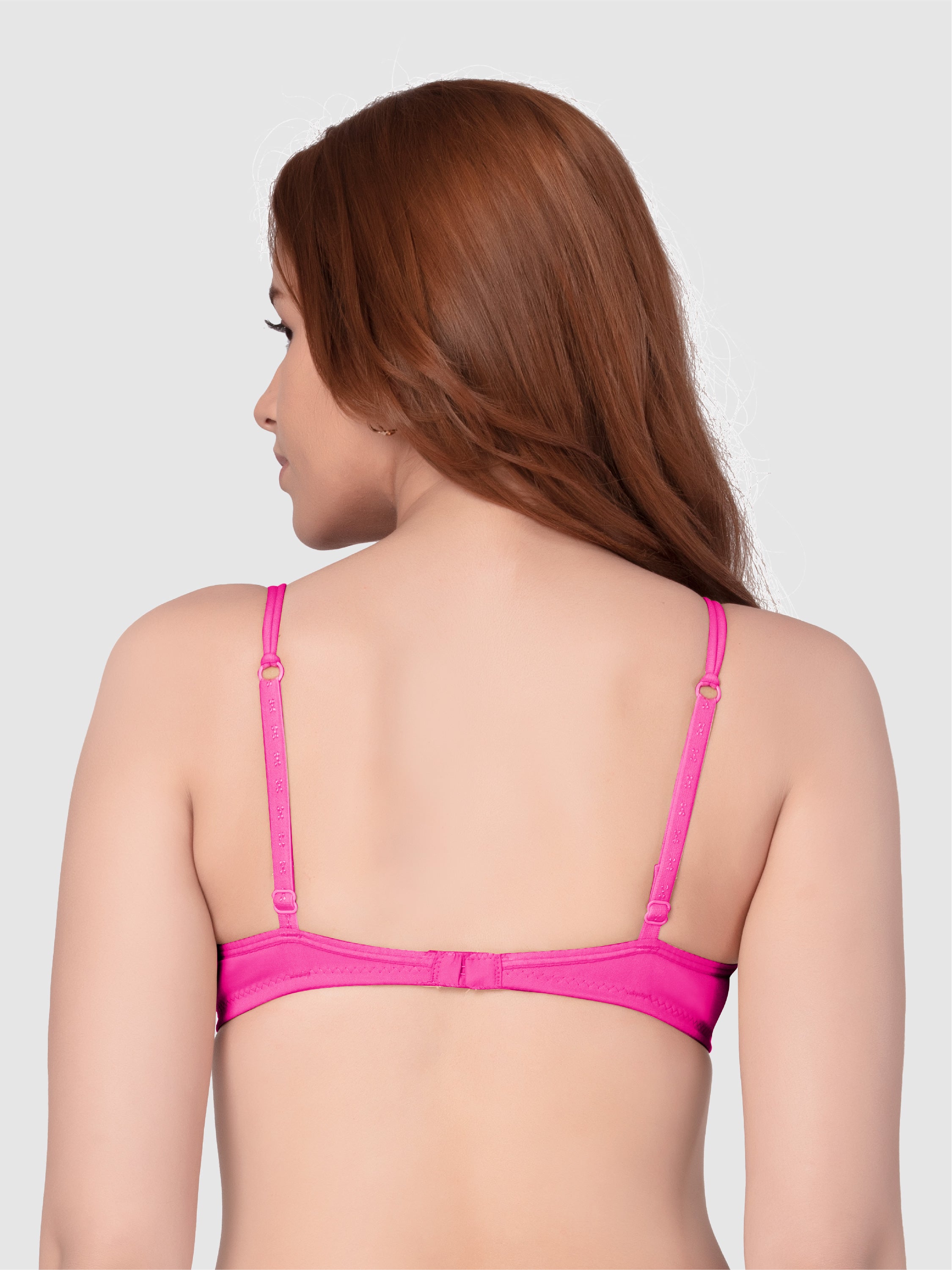 Daisy Dee Dark Pink Padded Non Wired Full Coverage Bra NKWI-D.Pink