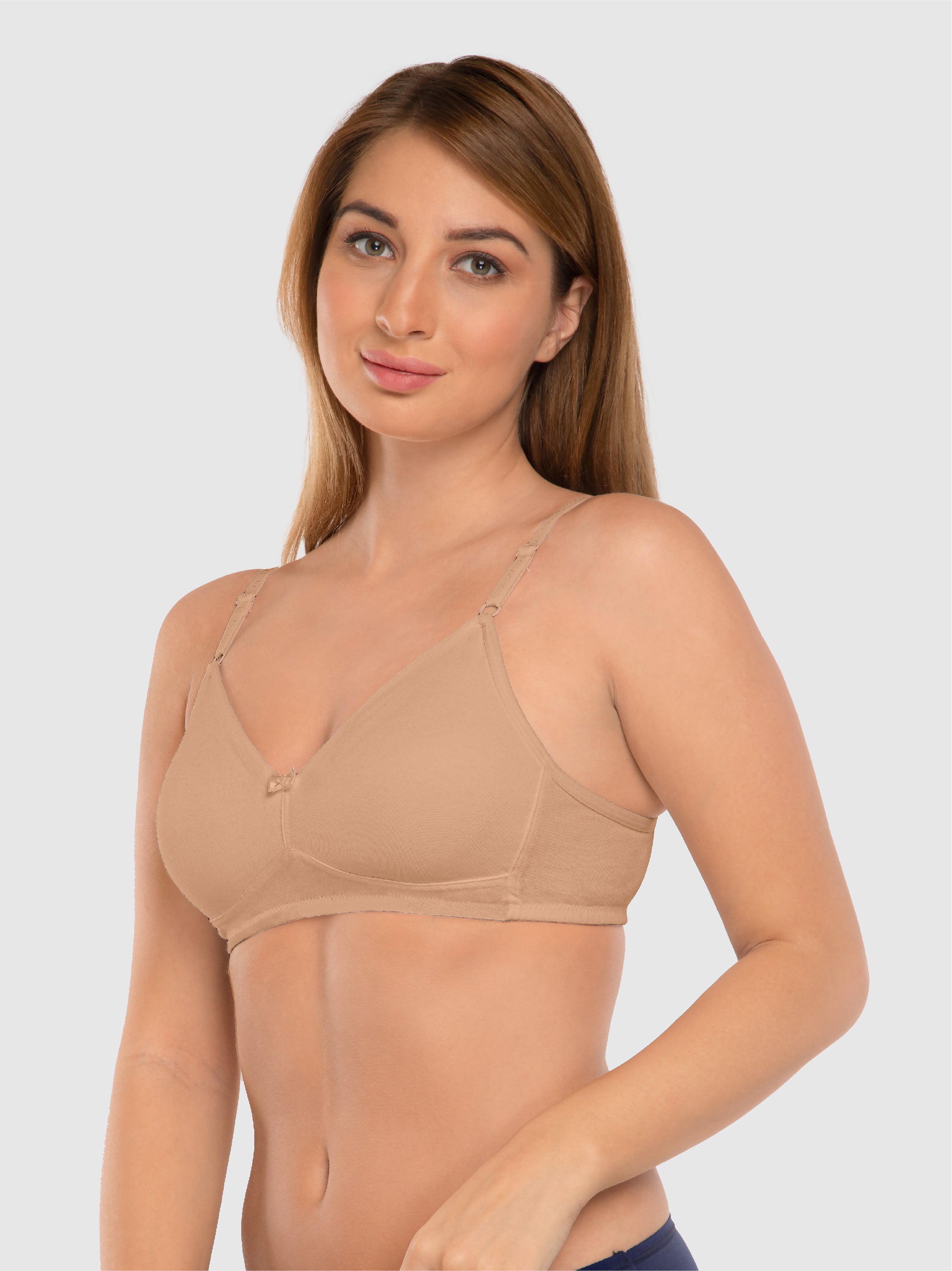 Daisy Dee Skin Non Padded Non Wired Full Coverage Bra NDSZN-Skin