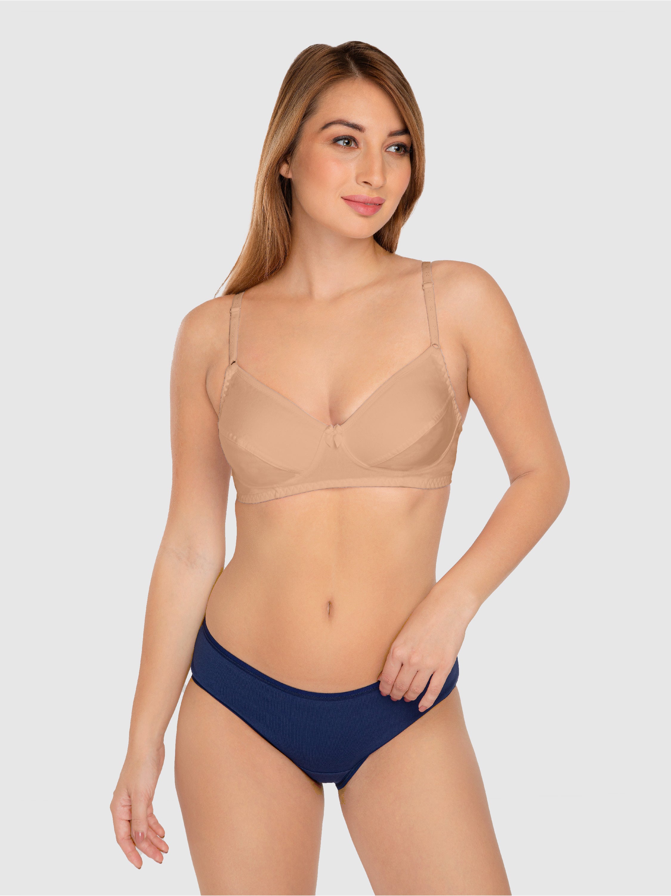 Daisy Dee Skin Non Padded Non Wired Full Coverage Bra NCLBR-Skin