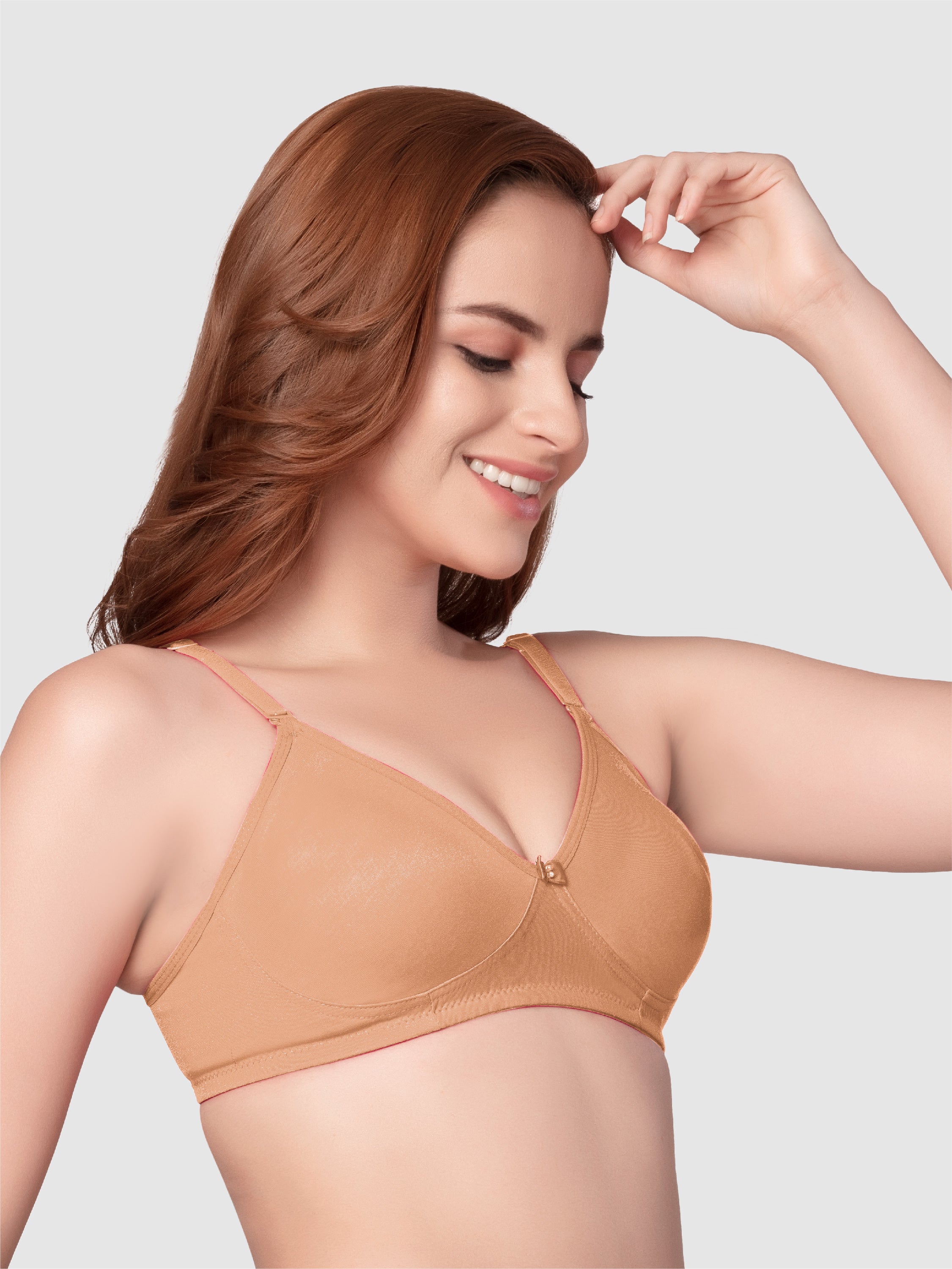 Daisy Dee Skin Non Padded Non Wired Full Coverage Bra NESPRT-Skin