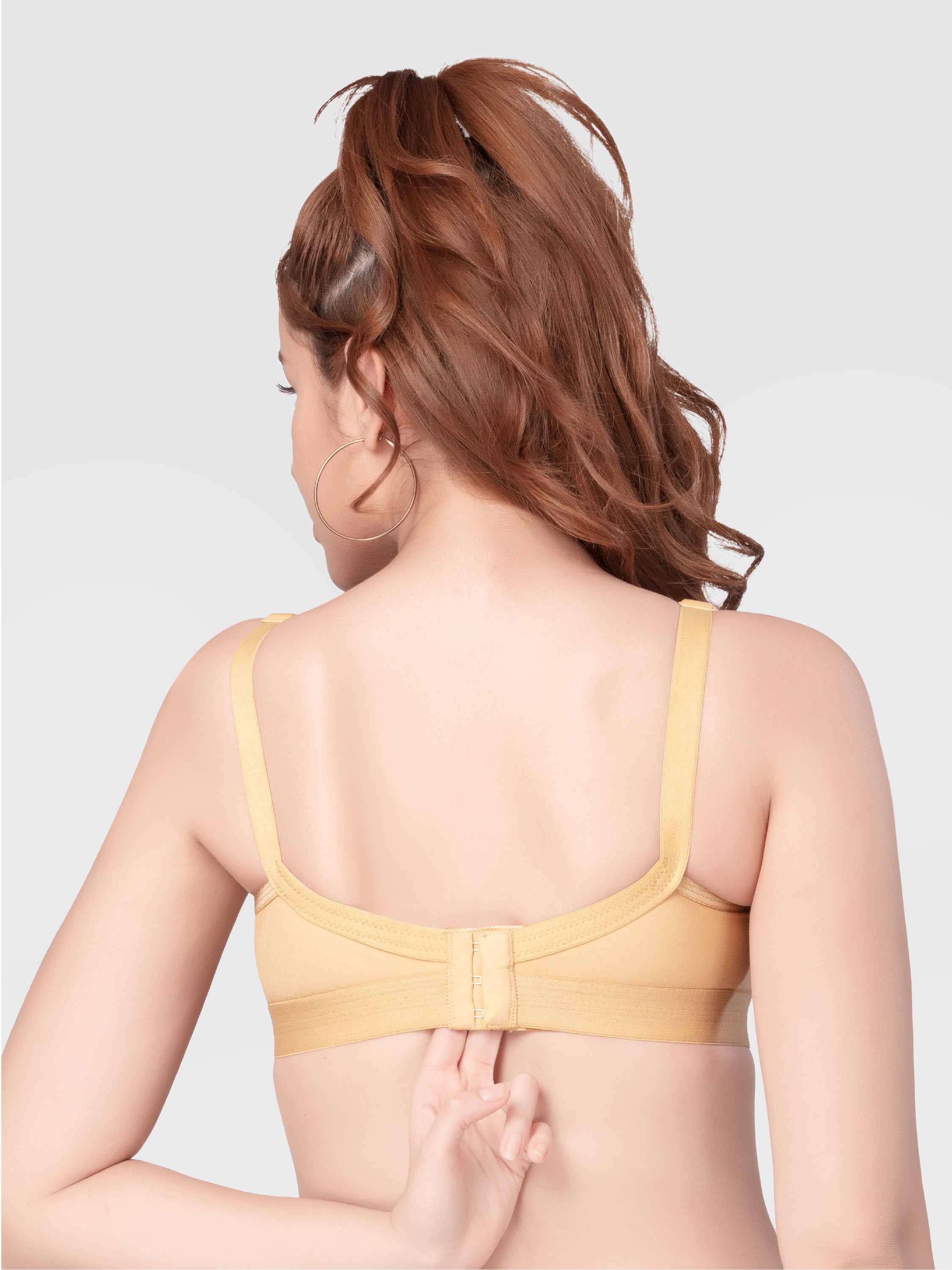 Daisy Dee Skin Non Padded Non Wired Full Coverage Bra NMYA-Skin