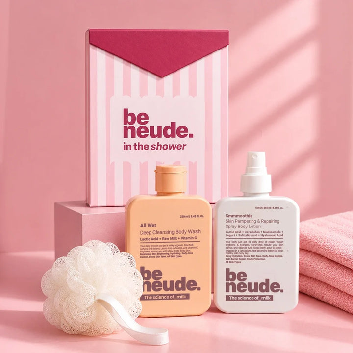Be Neude In the Shower Gift Set - (250ml+250ml)