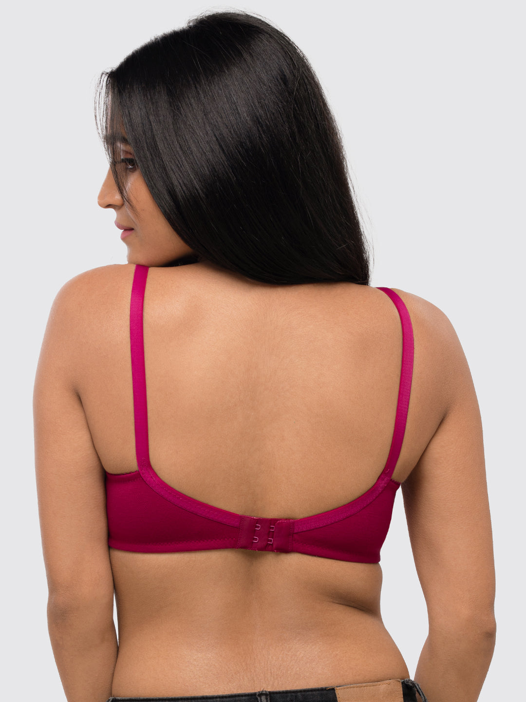 Lovable Violet Non Padded Non Wired Full Coverage Bra Contours-Violet