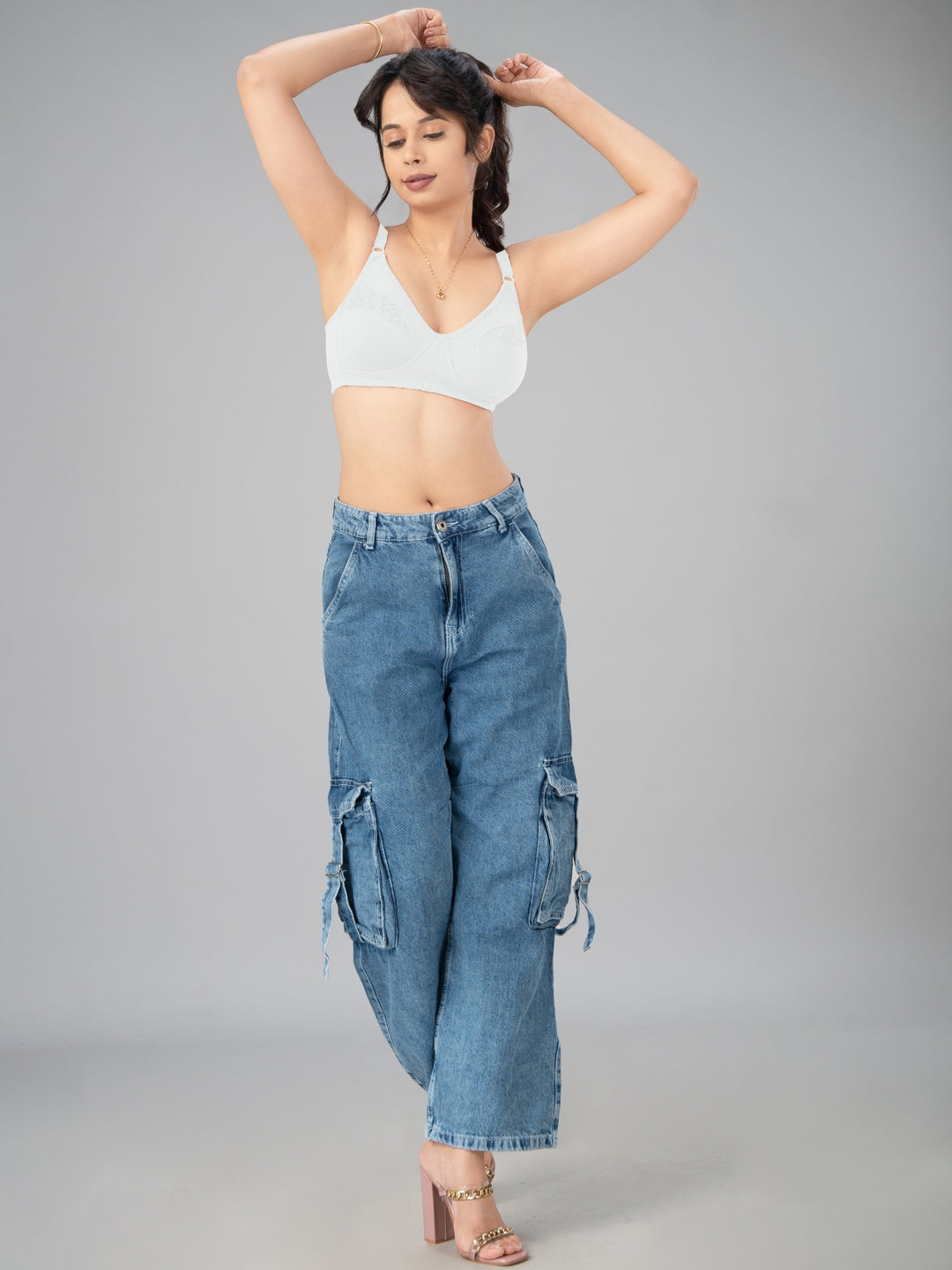 Lovable Multicolor Non Padded Non Wired Full Coverage Bra - (Pack of 2) ADL-The 1-Navy/White