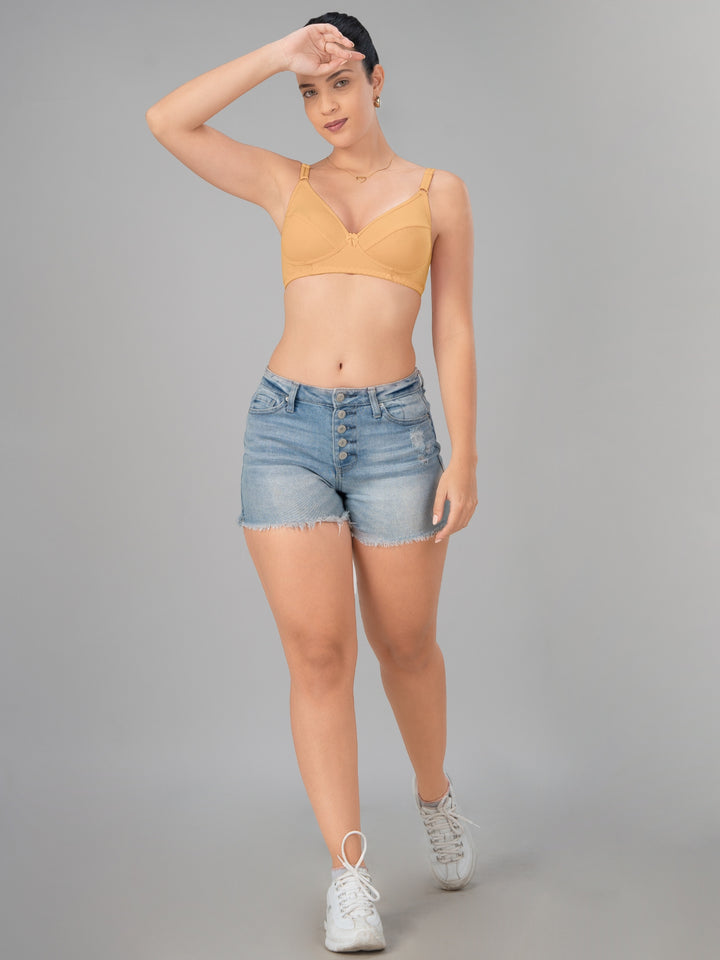 Lovable Skin Non Padded Non Wired Full Coverage Bra L-1797-SKIN