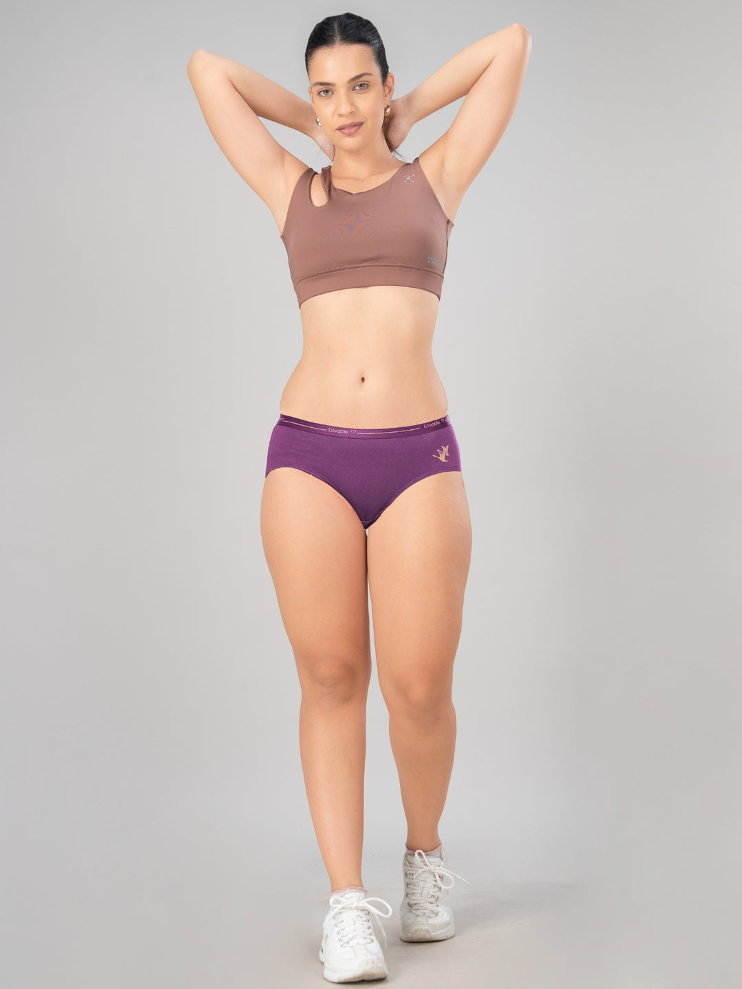 Women Multicolour Solid Hipster Panty - GLITTERS
