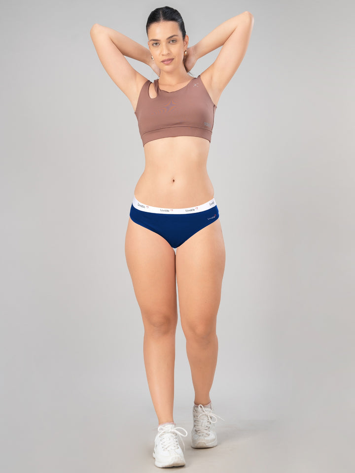 Women Multicolour Solid Bikini Panty - CTN  DAILIES  BIKINI