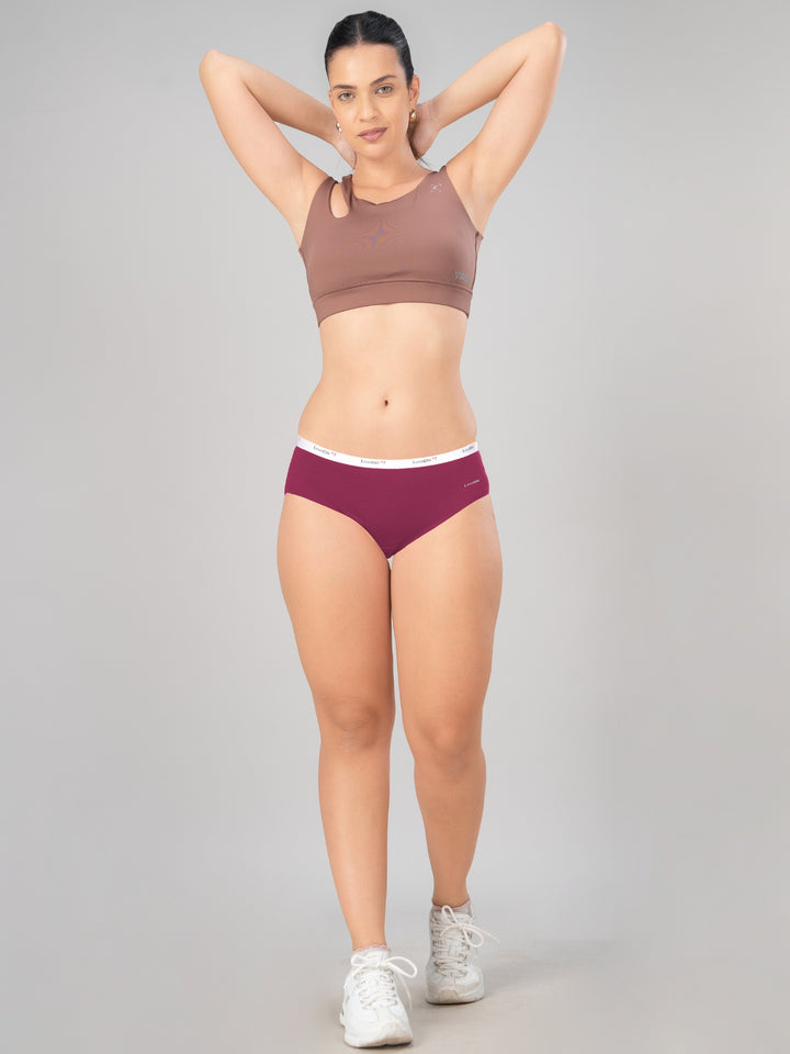 Women Multicolour Solid Hipster Panty - CTN DAILIES HIPSTER