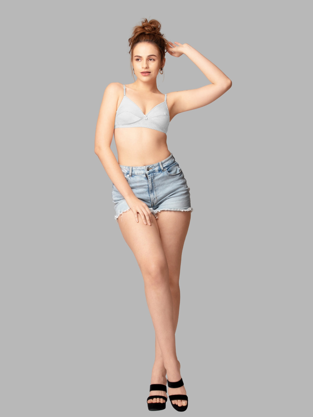 Daisy Dee White Non Padded Non Wired Full Coverage Bra NARTHE-White