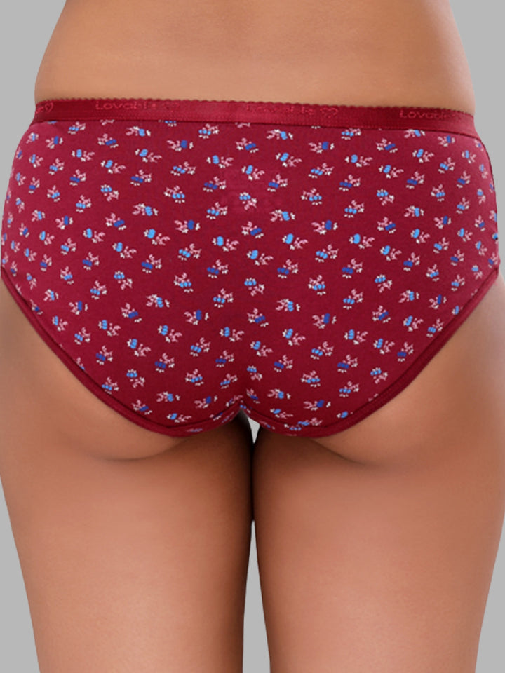 Women Multicolour Printed Hipster Panty - 1400-1499