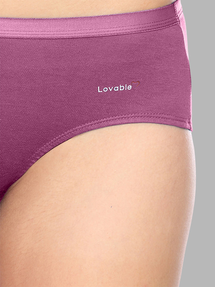 Women Multicolour Solid Hipster Panty - COZY COT HIPSTER