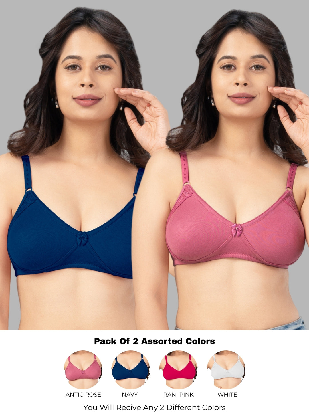 Lovable Non Padded Full Coverage Seamless Everyday Use T-Shirt Bra